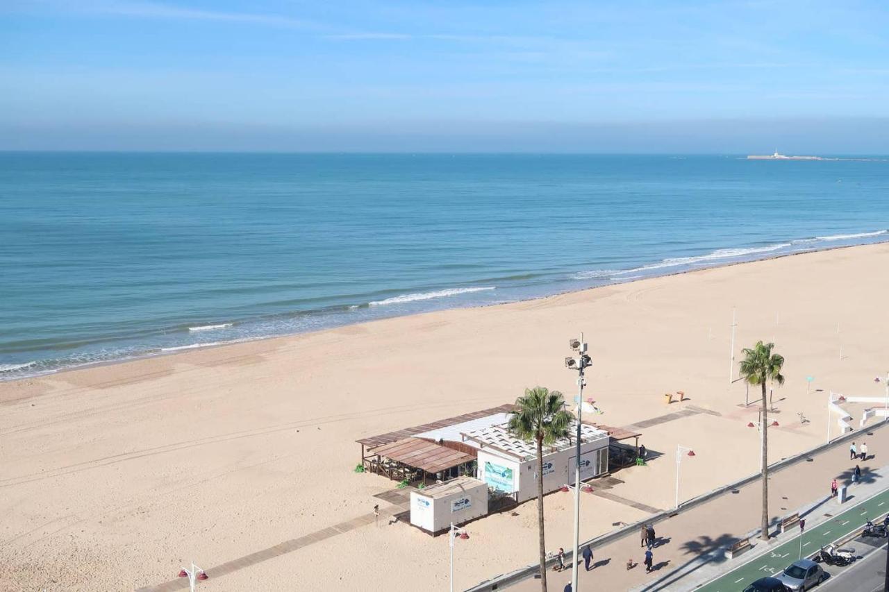 Apartamento Casa Brasil - 1ª Linea Playa con Parking Incluido Cádiz Exterior foto